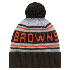 Cleveland Browns Youth Main Cuffed Knit Hat with Pom | NFL New