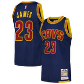 Navy LeBron James Cleveland Cavaliers 2015/16 Hardwood Classics Authentic Jersey sale | NBA