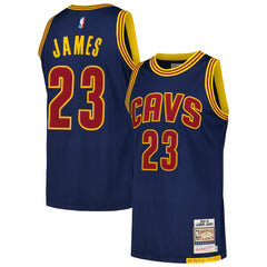 Navy LeBron James Cleveland Cavaliers 2015/16 Hardwood Classics Authentic Jersey sale | NBA