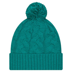 Miami Dolphins Women's Cable Cuffed Knit Hat with Pom | NFL On sale