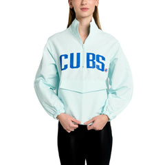 Chicago Cubs Lusso Women's Parker Half-Zip Jacket - MLB Jackets