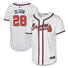 Matt Olson Atlanta Braves Nike Youth Home Limited Player Jersey - MLB Jerseys