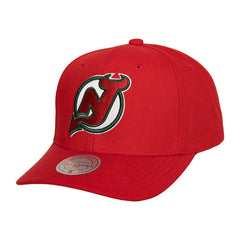 New Jersey Devils Mitchell & Ness Team Ground Pro Adjustable Hat - NHL Jerseys