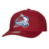 Colorado Avalanche Mitchell & Ness Team Ground Pro Adjustable Hat - NHL Hats