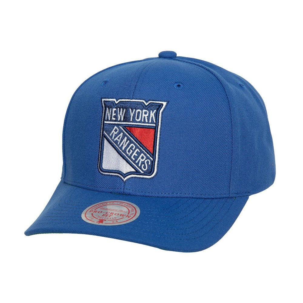 New York Rangers Mitchell & Ness Team Ground Pro Adjustable Hat - NHL Hats