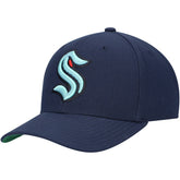 Seattle Kraken Mitchell & Ness Team Ground Pro Adjustable Hat - NHL Hats