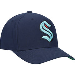 Seattle Kraken Mitchell & Ness Team Ground Pro Adjustable Hat - NHL Hats