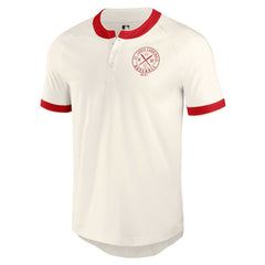 St. Louis Cardinals Darius Rucker Collection by Fanatics Henley Raglan T-Shirt - MLB T-shirts