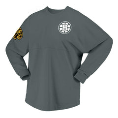 Boston Bruins Fanatics Women's 100th Anniversary Spirit Jersey T-Shirt - NHL T-shirts