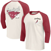 Arizona Cardinals Darius Rucker Collection Raglan 3/4 Sleeve T-Shirt | NFL Hot
