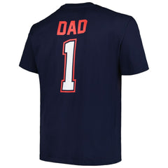 Boston Red Sox Profile Big & Tall #1 Dad T-Shirt - MLB T-shirts