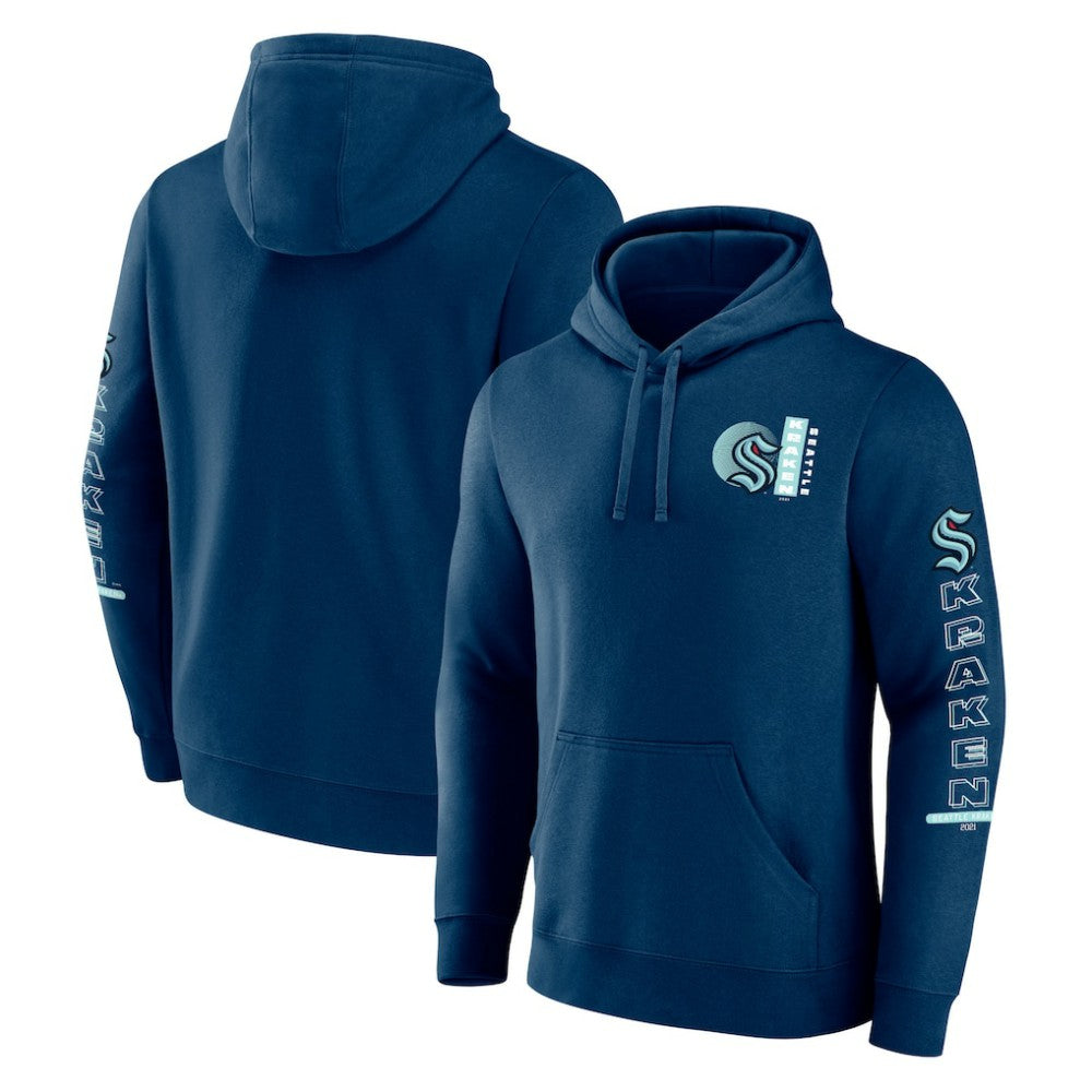Seattle Kraken Fanatics Revolution Pullover Hoodie - NHL Hoodies