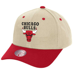 Cream Chicago Bulls Game On Two-Tone Pro Crown Adjustable Hat | NBA