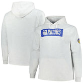 Ash Golden State Warriors Big & Tall Raglan Tri-Blend Pullover Hoodie sale | NBA