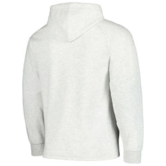 Ash Chicago Bulls Softhand Raglan Tri-Blend Pullover Hoodie | NBA