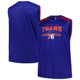 Royal Philadelphia 76ers Big & Tall Birdseye Muscle Tank Top | NBA