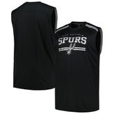 Black San Antonio Spurs Big & Tall Birdseye Muscle Tank Top | NBA