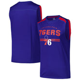 Royal Philadelphia 76ers Birdseye Muscle Tank Top | NBA
