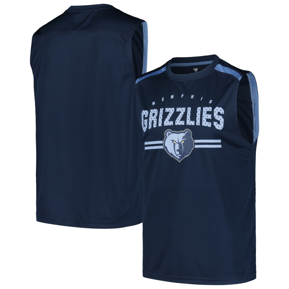 Navy Memphis Grizzlies Birdseye Muscle Tank Top | NBA
