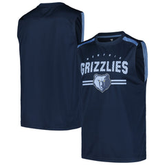 Navy Memphis Grizzlies Birdseye Muscle Tank Top | NBA