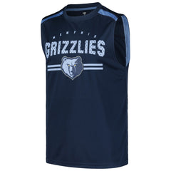 Navy Memphis Grizzlies Birdseye Muscle Tank Top | NBA