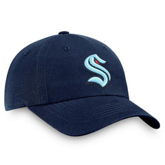 Seattle Kraken Fanatics Core Primary Logo Adjustable Hat - NHL Hats