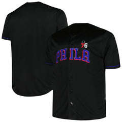 Black Philadelphia 76ers Profile Big & Tall Pop Jersey | NBA