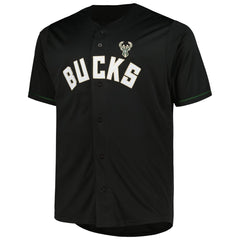 Black Milwaukee Bucks Profile Big & Tall Pop Jersey | NBA