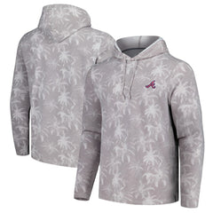 Atlanta Braves Tommy Bahama Palm Frenzy Hoodie Long Sleeve T-Shirt - MLB Hoodies