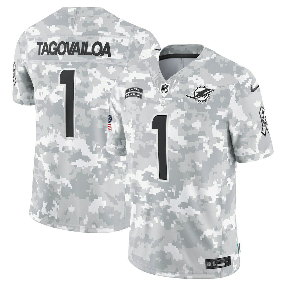 Miami Dolphins Tua Tagovailoa 2024 Salute to Service Limited Jersey | NFL Discount