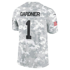 New York Jets Sauce Gardner 2024 Salute to Service Limited Jersey | NFL Discount