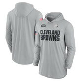 Cleveland Browns 2024 Salute to Service Lightweight Dri-FIT Long Sleeve Hoodie T-Shirt | NFL New