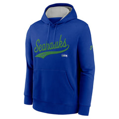 Seattle Seahawks Rewind Club Logo Pullover Hoodie | NFL Hot