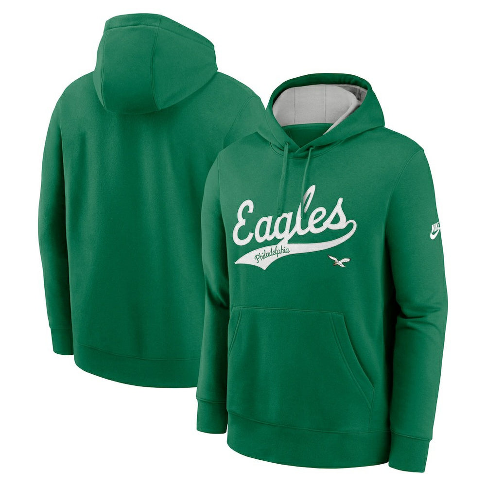 Philadelphia Eagles Rewind Club Logo Pullover Hoodie | NFL Discount