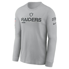 Las Vegas Raiders 2024 Salute To Service Long Sleeve T-Shirt | NFL Discount