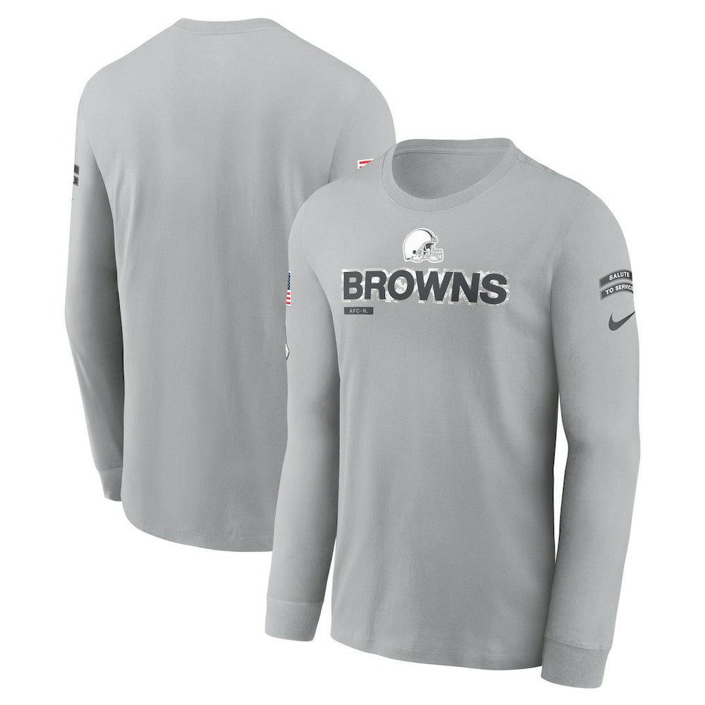Cleveland Browns 2024 Salute To Service Long Sleeve T-Shirt | NFL On sale
