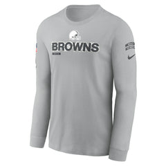 Cleveland Browns 2024 Salute To Service Long Sleeve T-Shirt | NFL On sale