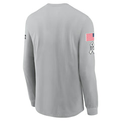 Houston Texans 2024 Salute To Service Long Sleeve T-Shirt | NFL Discount