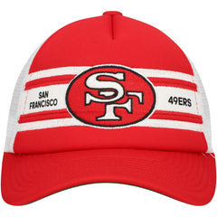 San Francisco 49ers Youth Stripe Trucker Adjustable Hat | NFL US