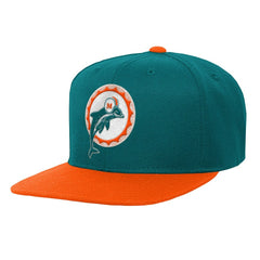 Miami Dolphins Youth Team Two-Tone Snapback Hat | NFL New