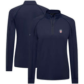 USWNT Levelwear Women's Kinetic Insignia Quarter-Zip Pullover