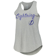 Tampa Bay Lightning Fanatics Women's Plus Size Racerback Tank Top - NHL Tank Top