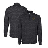 Seattle Mariners Cutter & Buck City Connect Big & Tall Traverse Camo Print Stretch Quarter-Zip Pullover Top - MLB Pullover