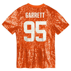 Cleveland Browns Myles Garrett Girls Youth Sequin V-Neck Fashion Jersey | NFL US
