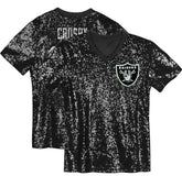 Las Vegas Raiders Maxx Crosby Girls Youth Sequin V-Neck Fashion Jersey | NFL Online