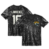 Jacksonville Jaguars Trevor Lawrence Girls Youth Sequin V-Neck Fashion Jersey | NFL On sale
