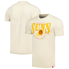 Cream Phoenix Suns Sportiqe Unisex Sunburst Tri-Blend Comfy T-Shirt | NBA