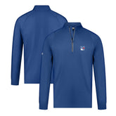 New York Rangers Levelwear Theory Insignia Core Quarter-Zip Pullover Top - NHL Pullover
