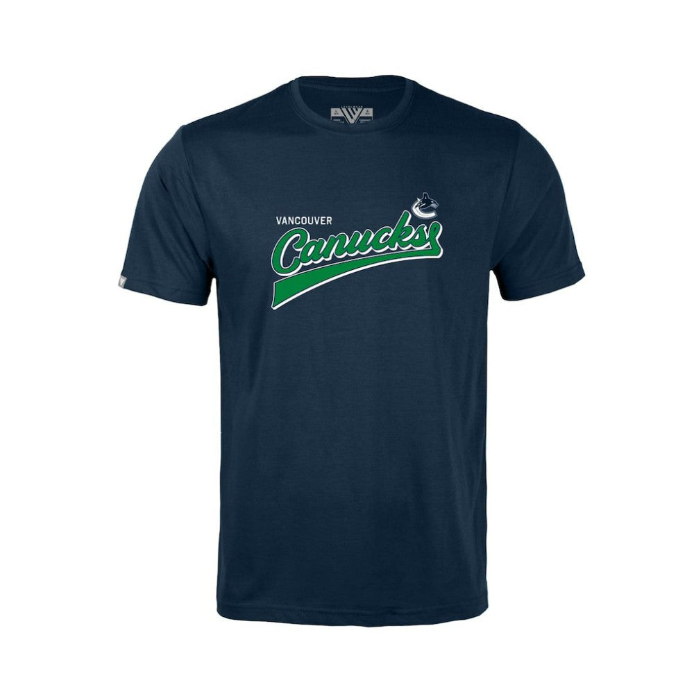 Vancouver Canucks Levelwear Youth Little Richmond Retro Script T-Shirt - NHL T-shirts