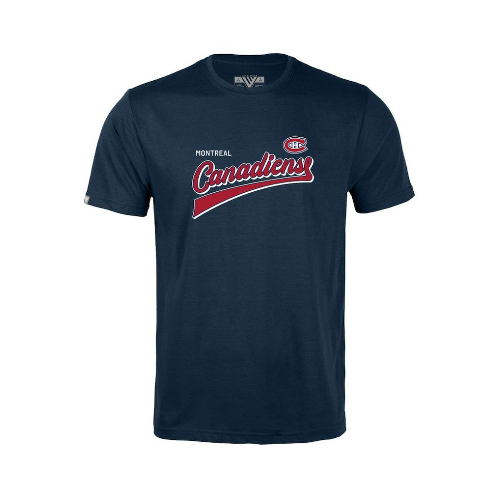 Montreal Canadiens Levelwear Youth Little Richmond Retro Script T-Shirt - NHL T-shirts